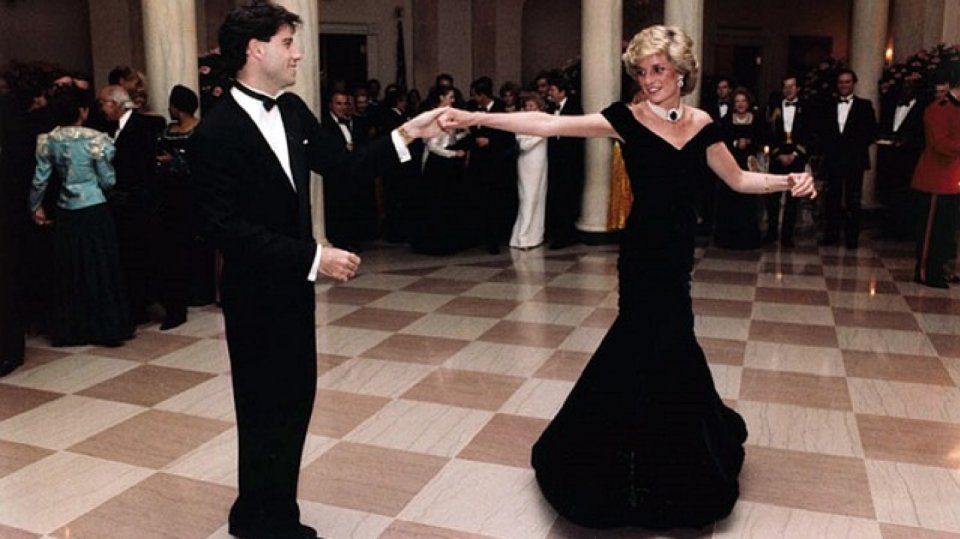Princezna Diana s Johnem Travoltou